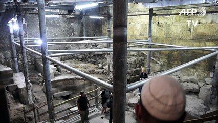 Israel descubre una parte oculta del Muro de los Lamentos