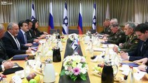 Russian Defense Minister Sergey Shoigu visited Israel Defense Forces headquarters this evening; will discuss Syria among other issues