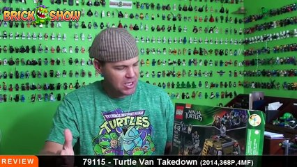 LEGO TMNT Ninja Turtles Turtle Van Takedown Review : LEGO 79115