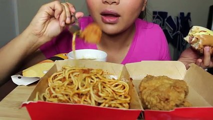ASMR: Jollibee *Filipino Fast Food*/ MUKBANG