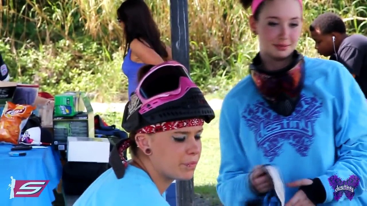 Girls of Paintball Destiny Tryouts, AllFemale Team Видео Dailymotion