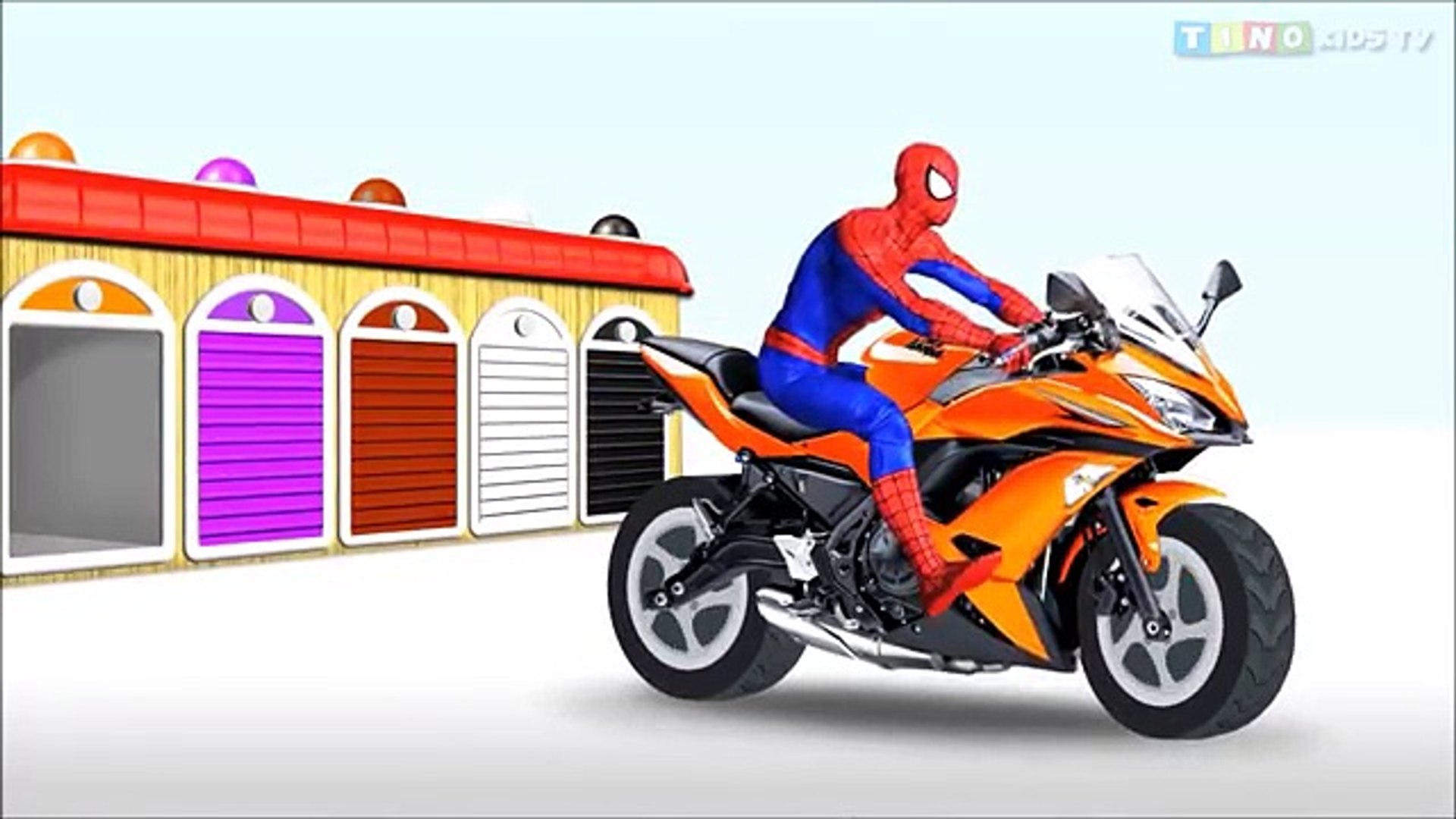 spiderman on motorbikes