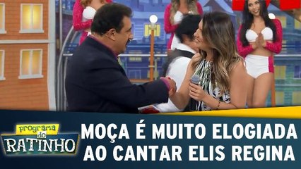 Moça é muito elogiada ao cantar música de Elis Regina