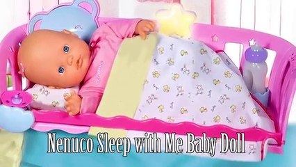 Baby Annabell Sleeping Bag Little Girl and Baby Dolls Bed Time Lullaby Bed Dolls and Cradle