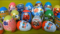 18 Surprise egg Thomas and friends, Cars2, Peppa Pig, Hello Kitty, Kinder