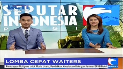 Lomba Adu Cepat Mengantarkan Minuman Bagi Para Waiters di Argentina