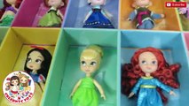 RARE 15 Disney Animators Collection Mini Disney Princess Doll Gift Set 5 Ariel Cinderella Tiana