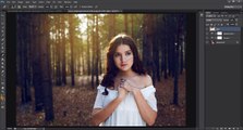 soft warm light effect | photoshop tutorial | photo effects
