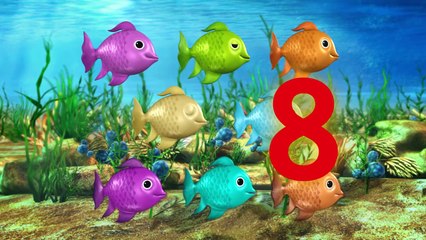 12345 Once I Caught A Fish Alive- 3D Animation - English Nursery Rhymes - Nursery Rhymes - Kids Rhymes