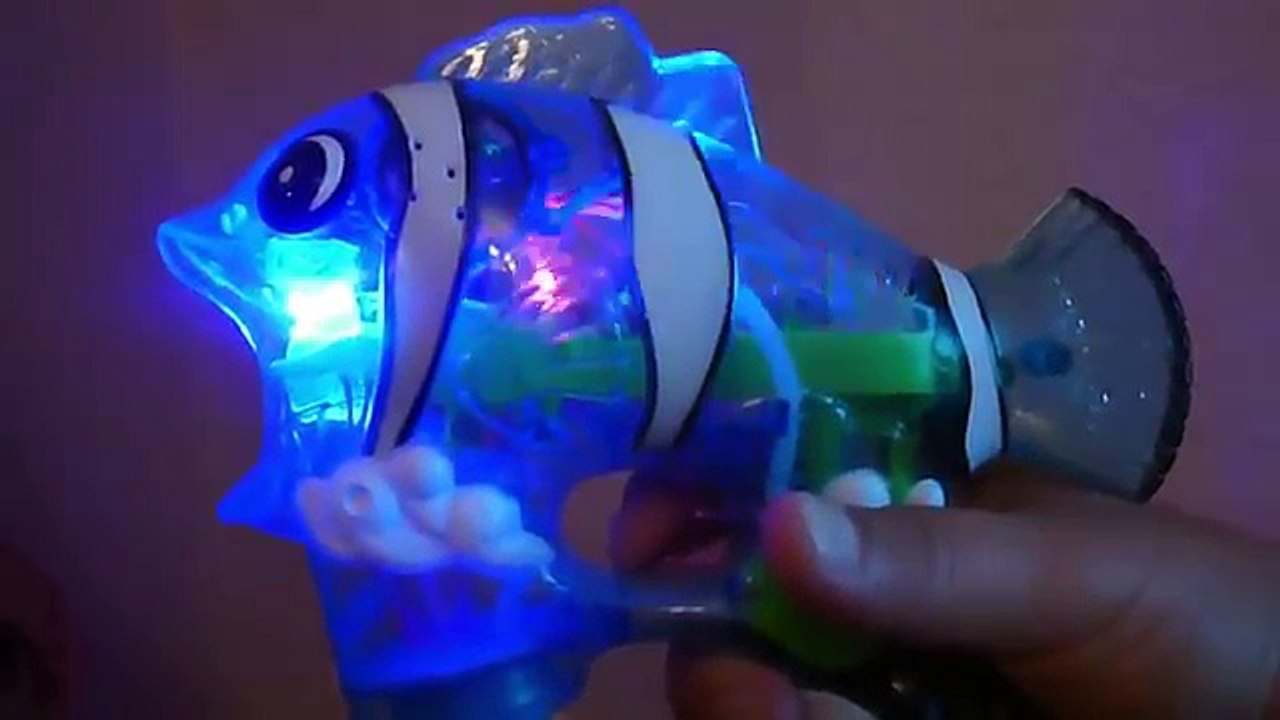 FISH TOYS KIDS / TODDLERS - Bubble Gun Toy - Musical Fish Bubble Gun Shooter - Shoot Bubble Games