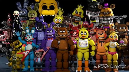 All FNAF Charers Sing The FNAF Song