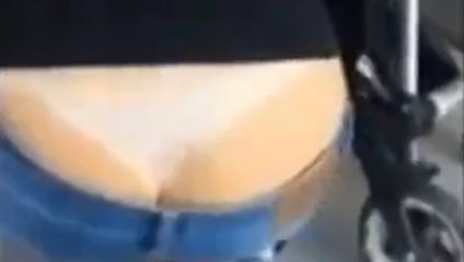 It Does Seem That Mom Forgot Something Under Her Pair Of Jeans That Morning