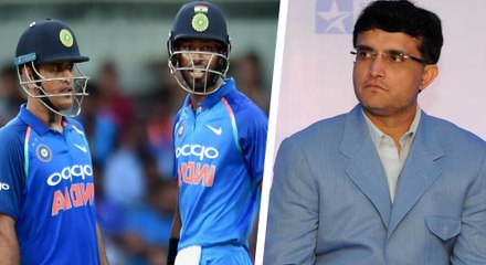 டோணி இடத்தை நிரப்ப ஆள் வந்தாச்சு... கங்குலி!