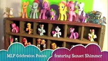 My Little Pony SUNSET SHIMMER & Crystal Princess Celebration Ponies (new) Review! by Bins Toy Bin