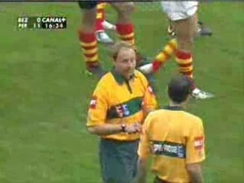 Bagarre Générale rugby perrpignan béziers