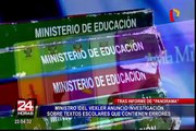 Ministro Idel Vexler anunció investigación sobre textos escolares con errores