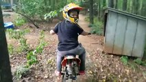 pit bike and Dirt bike trail in the back yard for ssr 110 dx