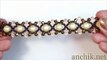 Tutorial: Vintage beaded bracelet Sweetheart / Простой винтажный браслет из бисера и бусин