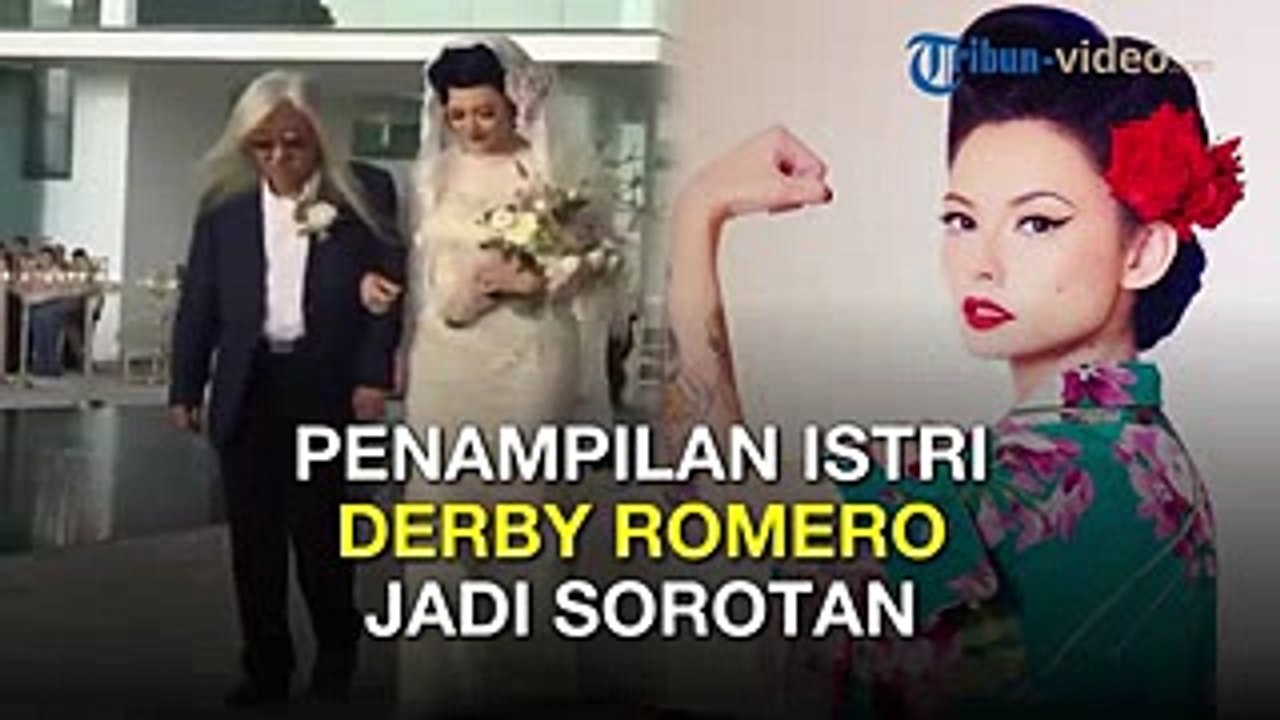 Resmi Menikah, Penampilan Istri Derby Romero yang Nyentrik Jadi Sorotan Netizen