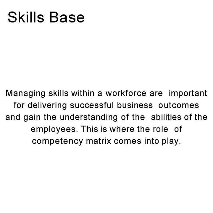 Competency Matrix