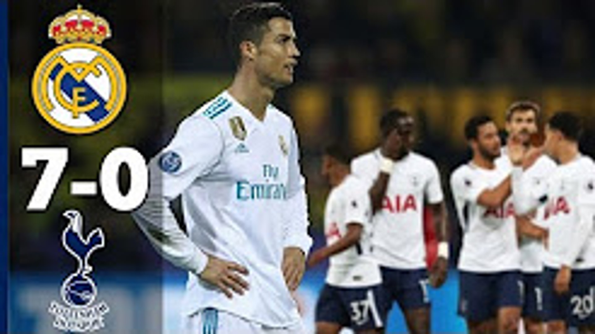 Real Madrid Vs Tottenham 7 0 All Goals Extended Highlights Last 3 Matches Hd Video Dailymotion