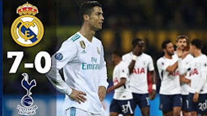 Real Madrid Vs Tottenham 7-0 - All Goals & Extended Highlights (Last 3 matches) HD