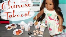 DIY American Girl Doll Chinese Food Playset
