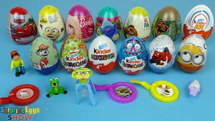 Download Video: 20 Surprise Eggs Cars SpongeBob Trolls Kinder Surprise Minions Pets TMNT Paw Patrol Hello Kitty Egg