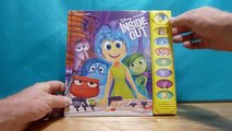 Inside Out Movie Toys Play a Sound Storybook Joy Anger Fear Disgust Sadness Riley by Disney Pixar