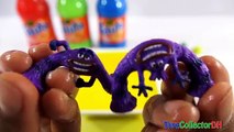Superhero Fanta Bottles Learn Colors Play-Doh Surprise Eggs Balloons Finger Family Song Childrens