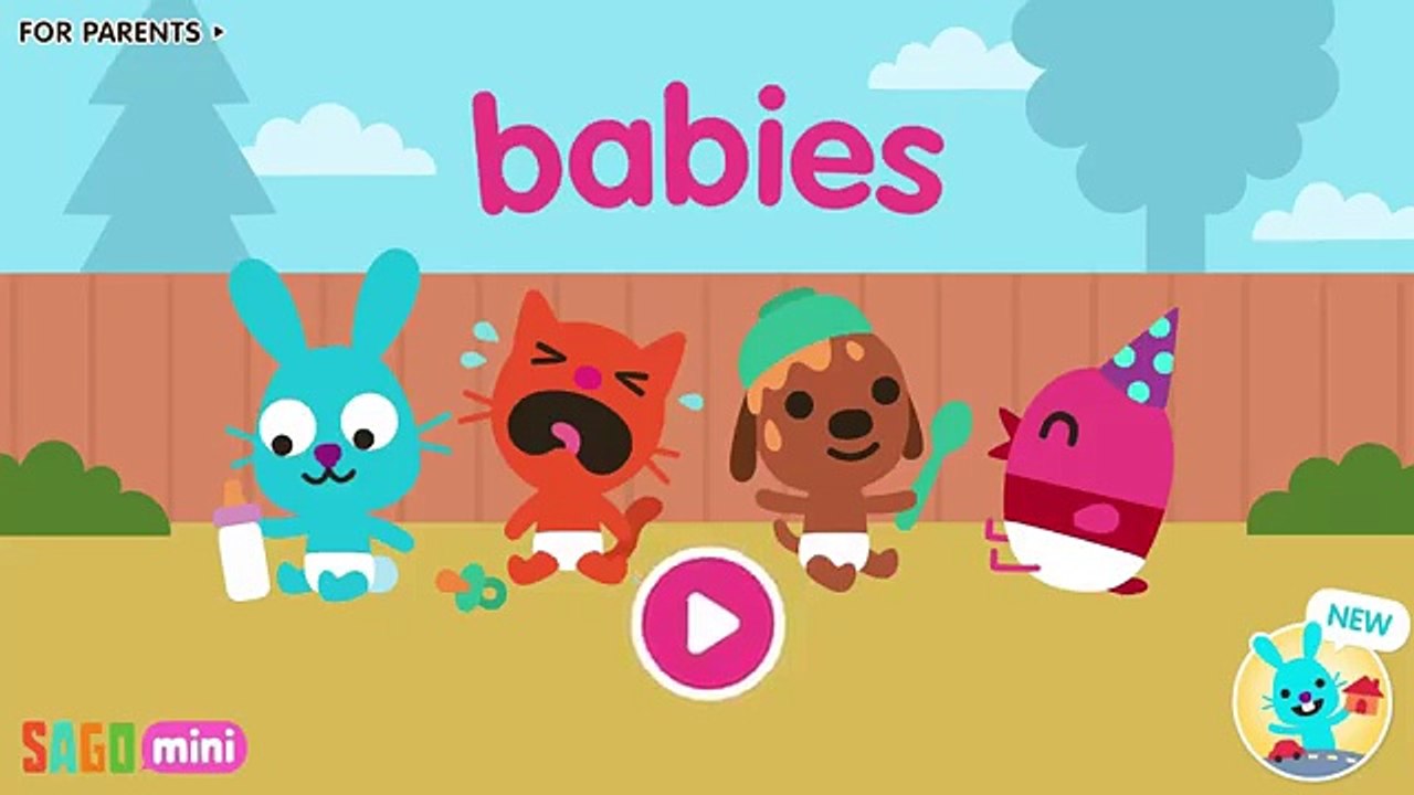Fun Sago Mini Games - Sago Animals Baby Funny Inter Feed Bath Diaper Change With Sago Mini Babies