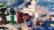 LEGO MineCraft The Snow Hideout 21120 Stop Motion Speed Build - Unboxing Keiths Toy Box
