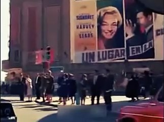 LA GRAN VIA PASEO EN COCHE - AÑOS 60 #retro #vintage