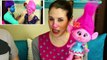 Mr Bubble Foam Soap HAIR MAKEOVER!!! Funny Trolls Movie Poppy Makeup & Colorful Hair DisneyCarToys