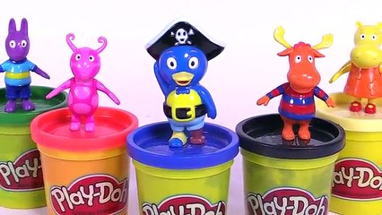 Os Backyardigans Play Doh Massinha Surpresa Peppa Pig Galinha Pintadinha Hulk Learn Colors Toys