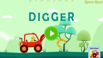 Emergency Vehicles Cartoons for children. Dinosaur Digger - Car Monster truck simulator for Kids