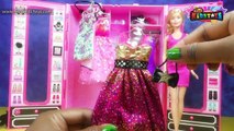 Barbie Wardrobe Set: Barbie Style Ultimate Closet, Barbie Doll Dresses Clothes Hangers & Shoes