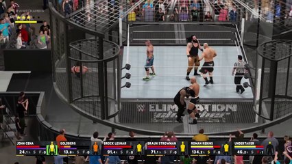 WWE 2K17- WWE Universal Championship Elimination Chamber Match 2017 (PS4)