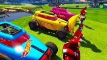 COLORS FUNNY HOOT WHEELS CARS W 3D ANIMATION SUPERHEROES CARTOON FOR KIDS AND Motorcycle for Babies