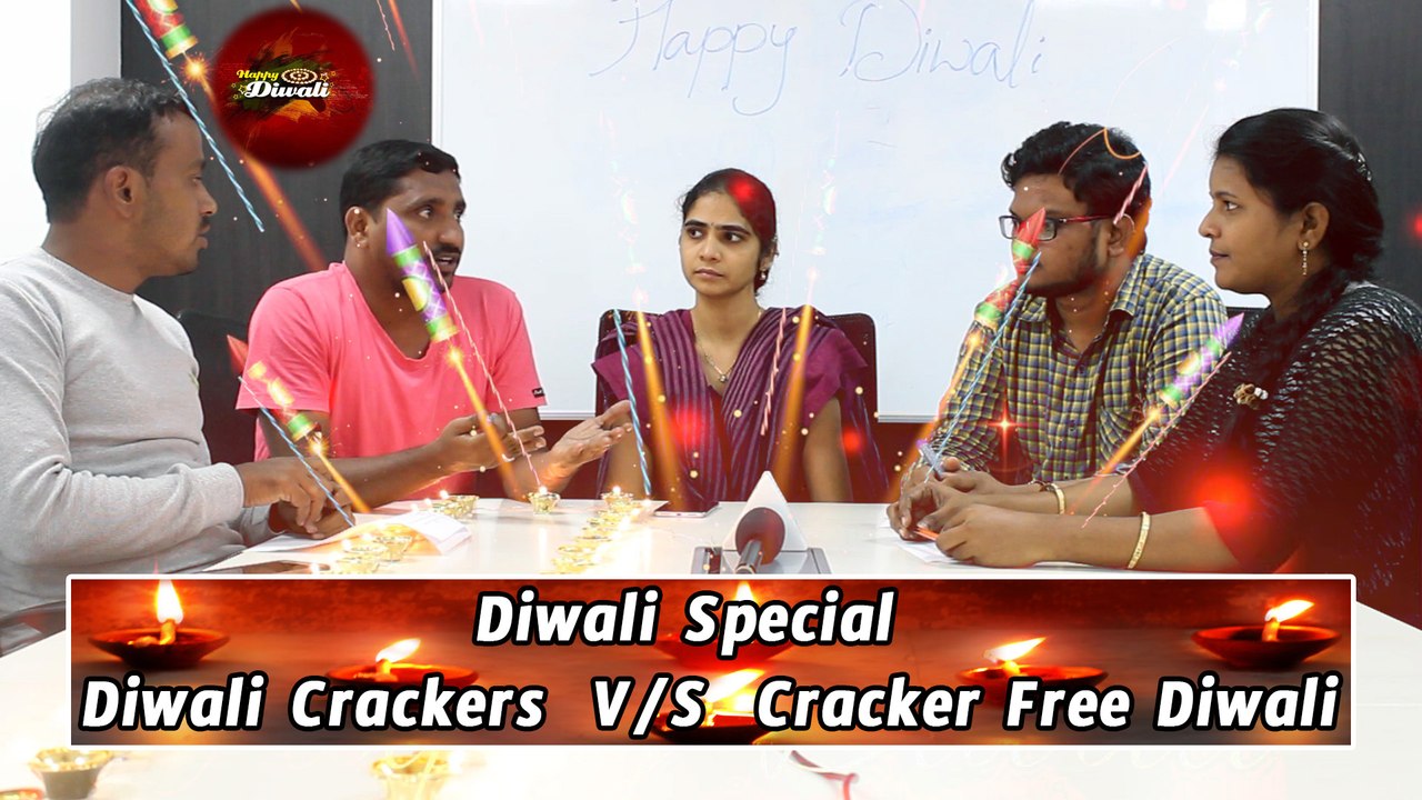 Diwali Special Crackers Diwali VS Cracker Free Diwali క్రాకర్స్‌ VS