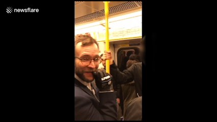 Commuter's 3-minute F-word rant at woman on London Underground