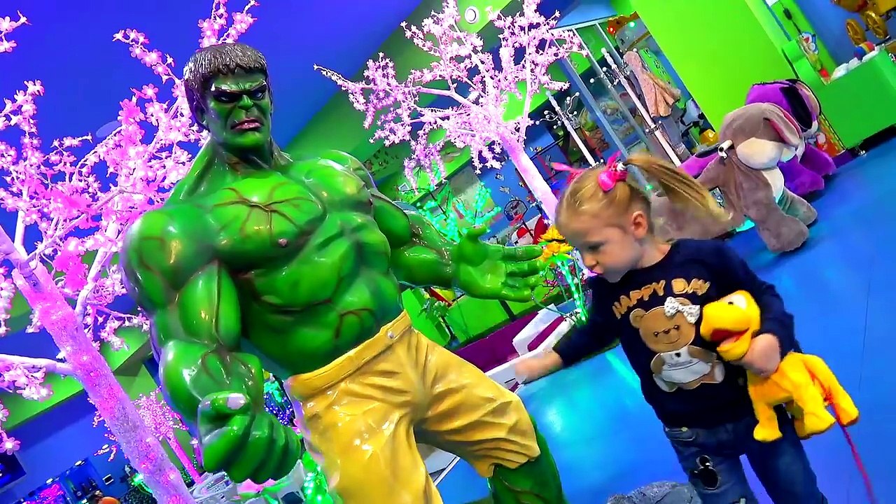 Accident with Toy! Funny Playtime on the Indoor Playground for kids Family Fun Kids Play Area-XF2X3pxMAo8