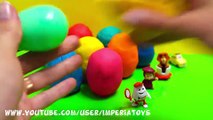 Play Doh Surprise Eggs Peppa Pig Spongebob Minnie Mouse Hello Kitty Lalaloopsy Cars 2