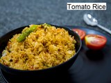 Tomato Rice Recipe | South Indian Tomato Rice | Tomato Bhath Recipe | Boldsky