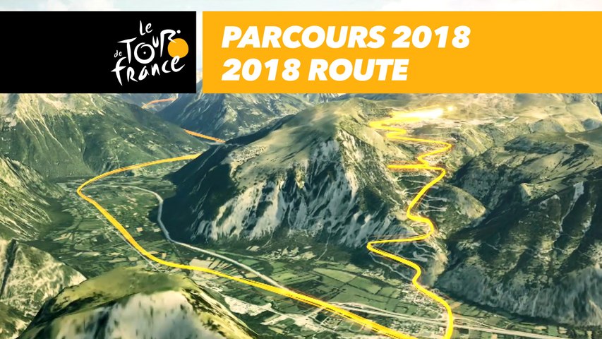Parcours / Route 3D - Tour de France 2018