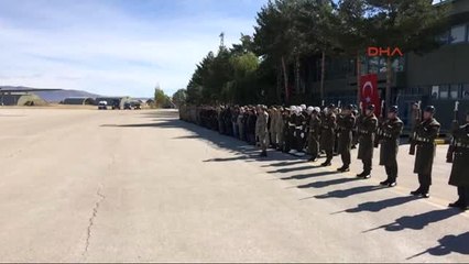 Erzurum Şehit Uzman Çavuş Adem Gezer Memlektine Tören ile Uğurlandı