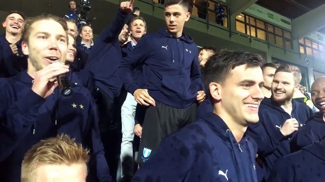 Malmö'nün şampiyonluk ve ikinci yıldız kutlaması