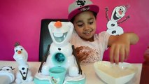 FROZEN Disney Olaf Snow Cone Maker - Frozen Toy Video | Toys AndMe