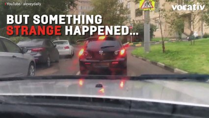 No Retreat For Russian Robot From Random Road Rage Onrush