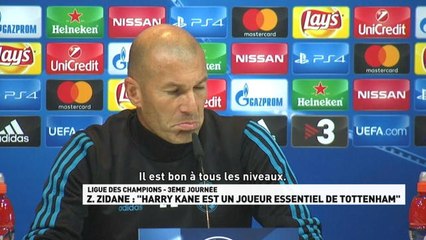Champions League - Zidane : Harry Kane très fort
